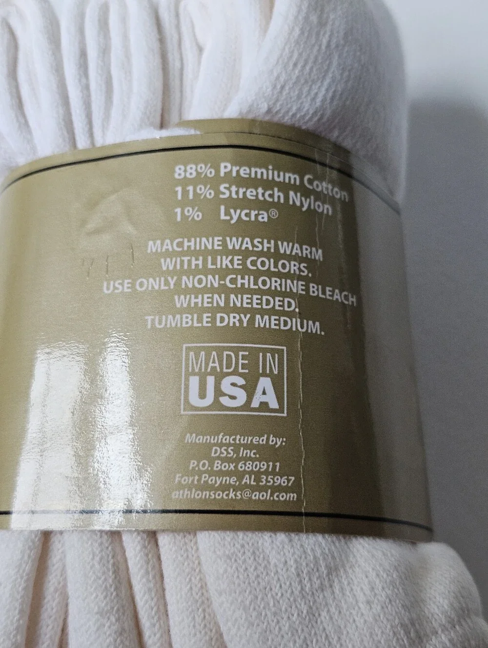 Athlon Ladies Premium Cotton Crew Socks Bundle – Made in USA – NWT